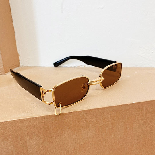 Women's Small Rectangle Luxury Sunglasses
