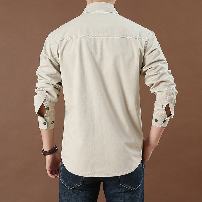 Long Sleeve Casual Cotton Shirt