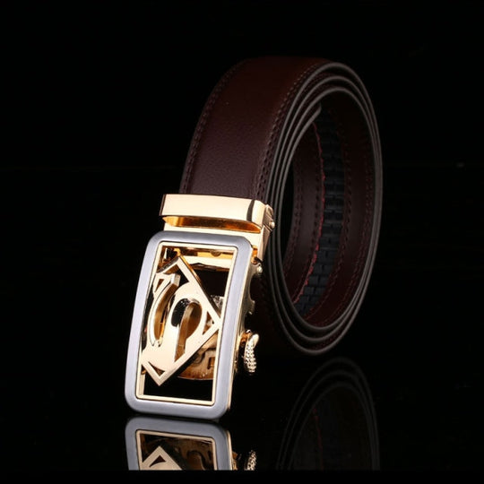 Luxury Designer Buckle Leather Belt