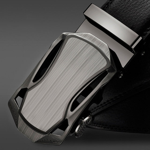 Sports Car Jaguar Leather Belt
