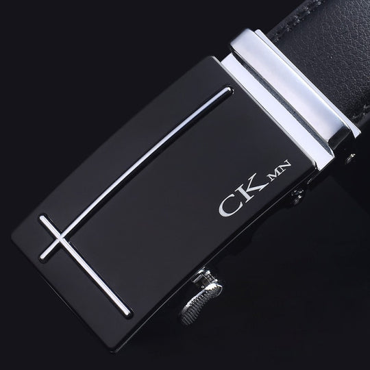 Automatic Buckle Leather Belt