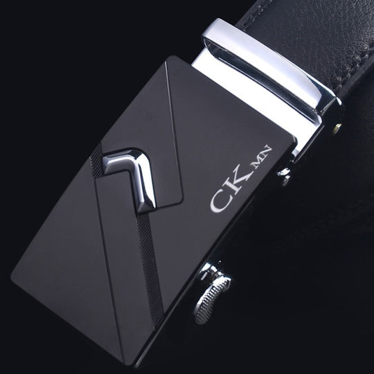 Automatic Buckle Leather Belt