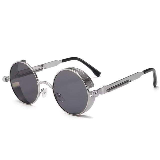 Gothic Steampunk Round Sunglasses