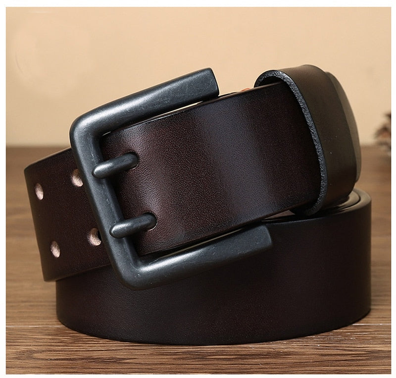 Double Pin Buckle Designer Vintage Belt
