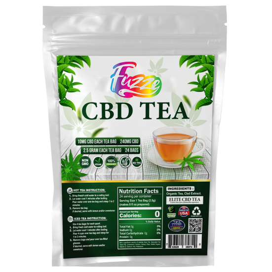 CBD Drinks EDIBLES Tea (12 bags)