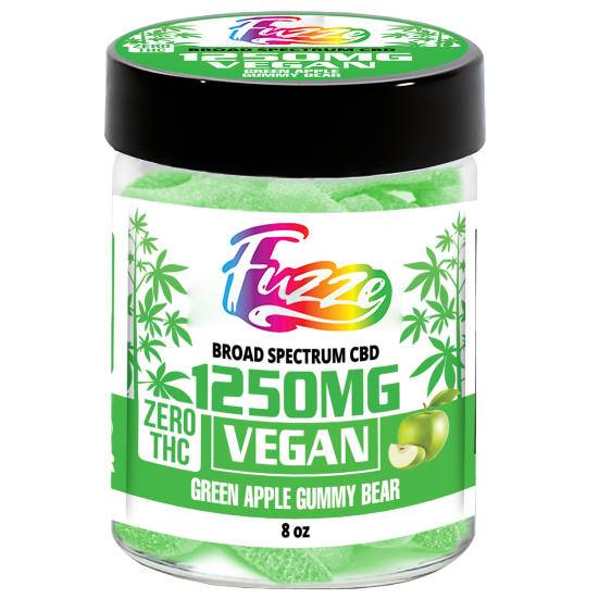 ZERO THC VEGAN EDIBLES Zero THC | Vegan Green Apple 1250mg
