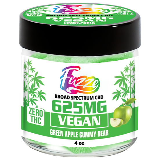ZERO THC VEGAN EDIBLES Zero THC | Vegan Green Apple 625mg