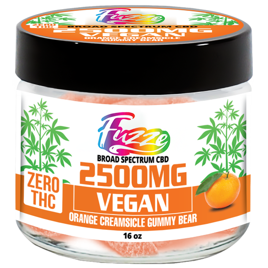ZERO THC VEGAN EDIBLES Zero THC | Vegan Orange Creamsicle Cream 2500mg