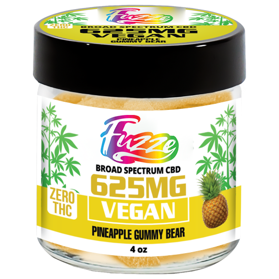 ZERO THC VEGAN EDIBLES Zero THC | Vegan Pineapple 625mg