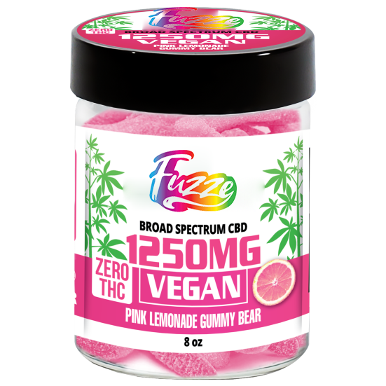 ZERO THC VEGAN EDIBLES Zero THC | Vegan Pink Lemonade 1250mg