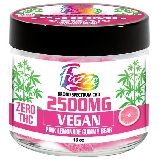 ZERO THC VEGAN EDIBLES Zero THC | Vegan Pink Lemonade 2500mg