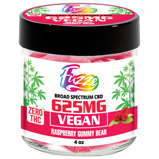 ZERO THC VEGAN EDIBLES Zero THC | Vegan Raspberry 625mg