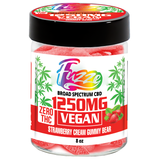 ZERO THC VEGAN EDIBLES Zero THC | Vegan Strawberry Cream 1250mg