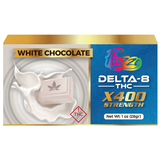 DELTA8 CHOCOLATES - EDIBLES – White Chocolate x400